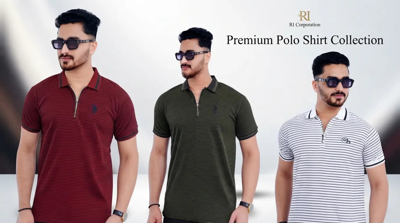 Zipper Polo Shirt